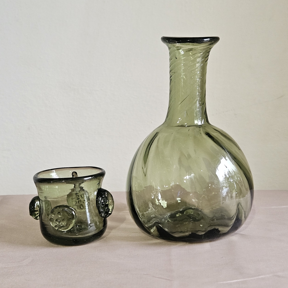 Hand-Blown Glass‎ Set 💚